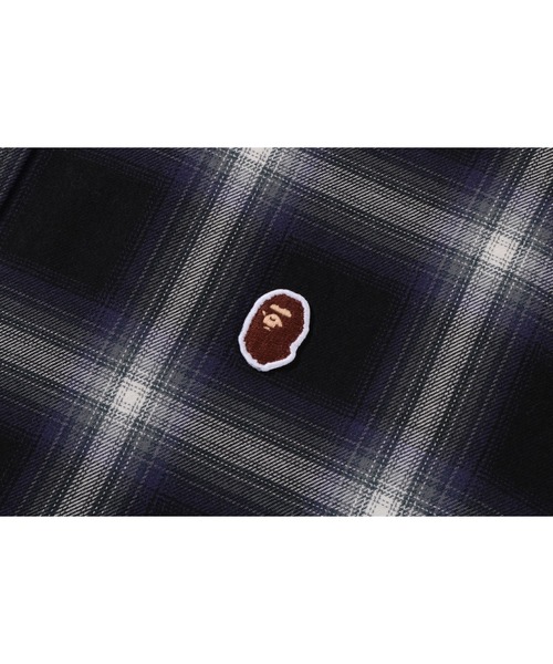 シャツ ONE POINT OMBRE CHECK LIGHT FLANNEL LS SHIRT メンズの画像