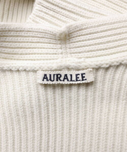 「AURALEE」 ニットカーディガン 1 ベージュ レディース_画像2