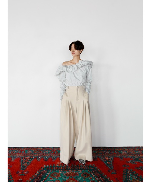 「Katrin TOKYO」 スラックス - ブラウン レディース_画像4