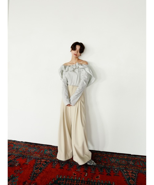 「Katrin TOKYO」 スラックス - ブラウン レディース_画像5