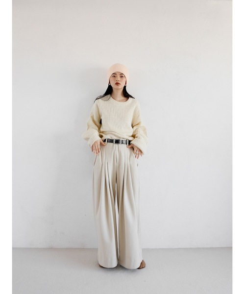 「Katrin TOKYO」 スラックス - ブラウン レディース_画像7