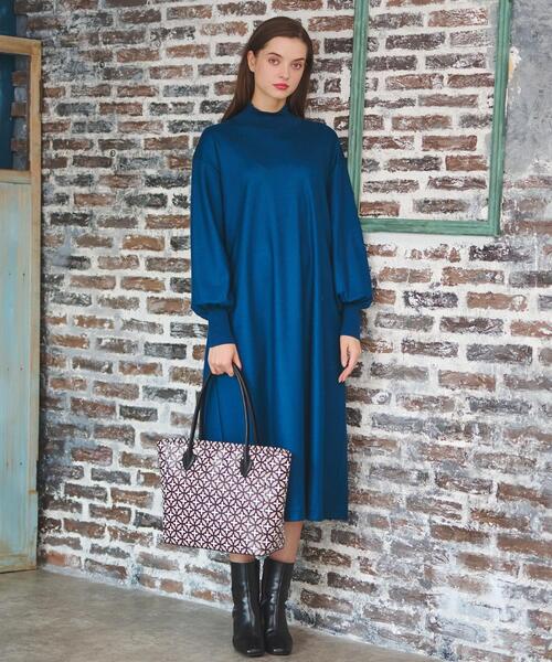 「DRESSTERIOR」 長袖ワンピース 38 ブラック レディース_画像5