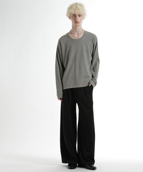 HARE（ハレ） tシャツ ユルネックニットプルオーバー(HARE) メンズ 