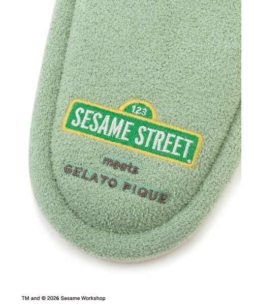 gelato pique（ジェラートピケ） スリッパ 「SESAME STREET」「HOMME