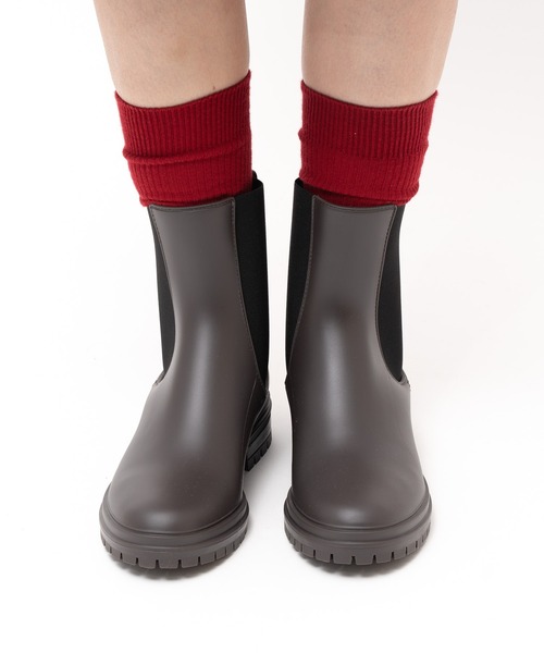 「TEMPERATE」 レインブーツ 38 ブラック レディース_画像5