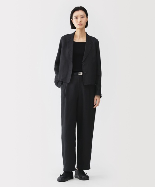 MUJI Labo ワイドパンツ パンツ 「MUJI Labo」 婦人 リネンリヨセル