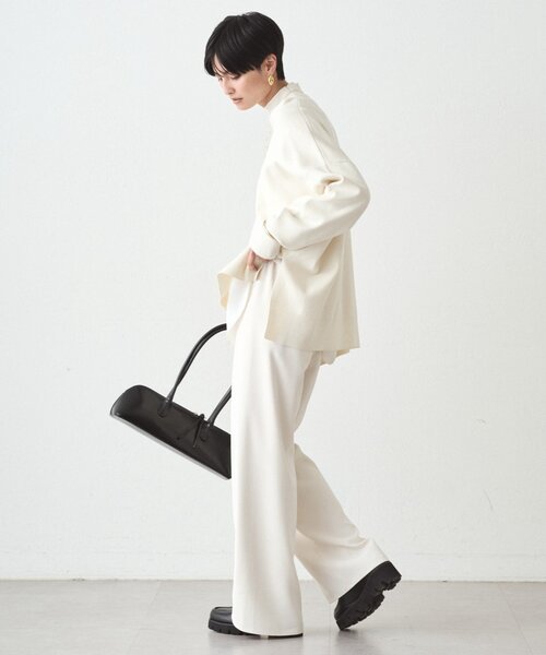 「LOUNGEDRESS」 長袖ニット FREE ベビーピンク レディース_画像4