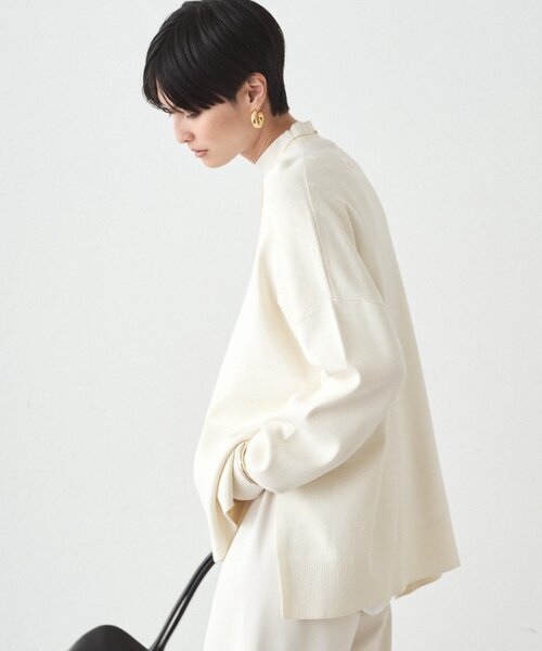 「LOUNGEDRESS」 長袖ニット FREE ベビーピンク レディース_画像8