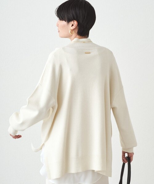 「LOUNGEDRESS」 長袖ニット FREE ベビーピンク レディース_画像9