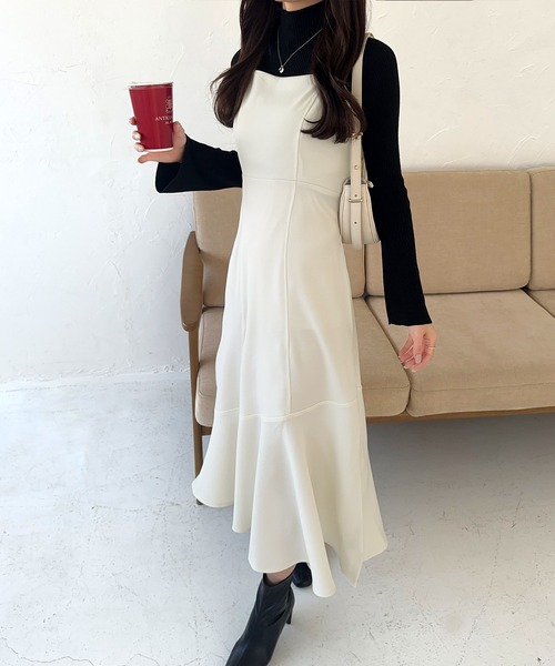 「mily bilet」 コンビワンピース SMALL ブラック レディース_画像8