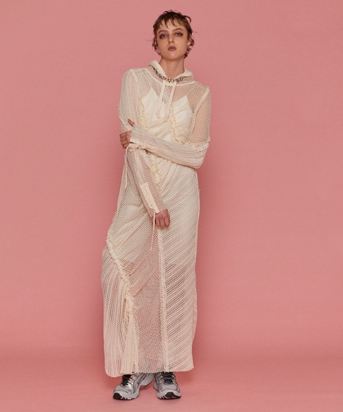 「MAISON SPECIAL」 ニットワンピース 38 ブラック レディースの画像