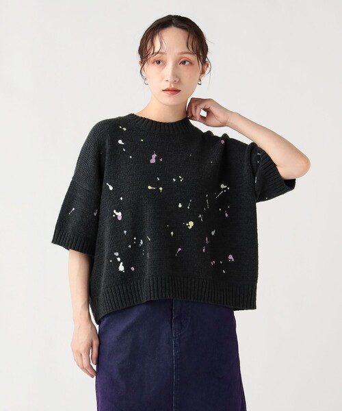 beams japan ニット レディース BEAMS HEART（ビームス ハート） ニット セーター カラー ペイント