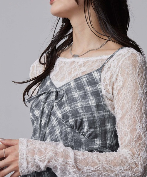 「nui nullu」 サロペットスカート FREE グレー レディース_画像2