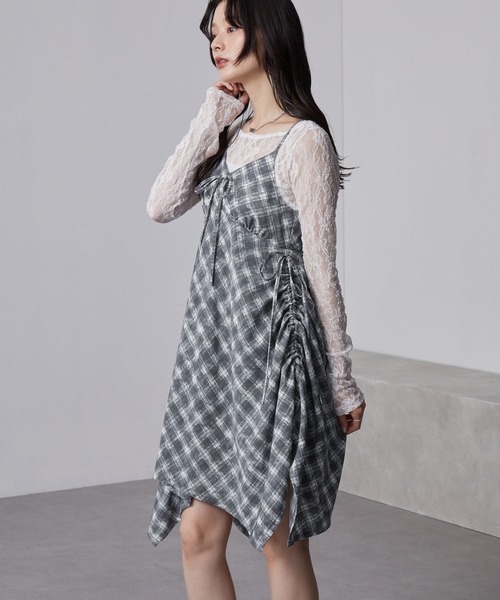 「nui nullu」 サロペットスカート FREE グレー レディース_画像8