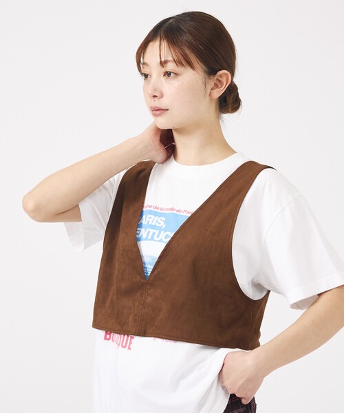 ラ・イマージュ la IMAGE ベスト ジレ LL ベージュ 無地 ボタン ス J.PRESS（J.プレス） ベスト ジレ 「洗える」ボイルドワッシャー ジレ