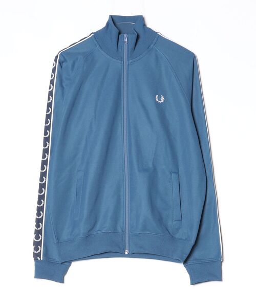 FRED PERRY ライトブルー ジャージ M FRED PERRY（フレッドペリー） ジャージブルゾン M ブルー メンズ