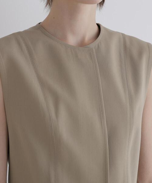 LE PHIL（ル フィル） ジャケット ノーカラージャケット クリアツイル