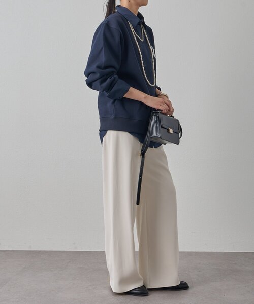 「LOUNGEDRESS」 イージーパンツ MEDIUM アイボリー レディースの画像