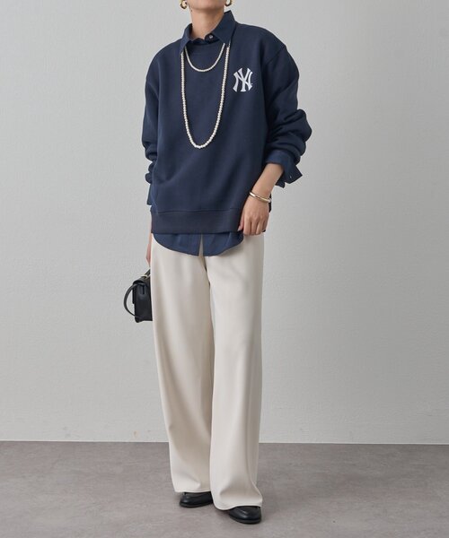 「LOUNGEDRESS」 イージーパンツ MEDIUM アイボリー レディースの画像