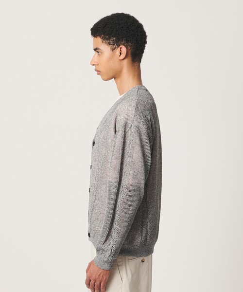 BEAUTY＆YOUTH UNITED ARROWS カーディガン アイレットパターン シアー