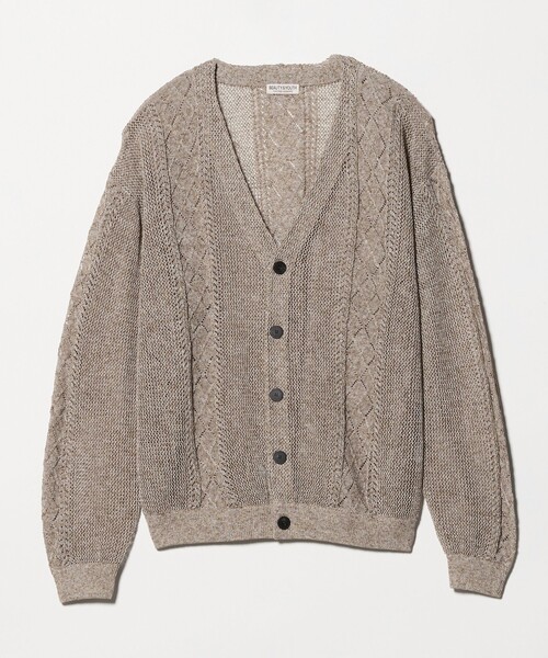 BEAUTY＆YOUTH UNITED ARROWS カーディガン アイレットパターン シアー