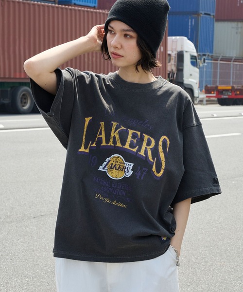 NBA tシャツ NBA/エヌビーエー 別注 チームロゴ刺繍/プリント
