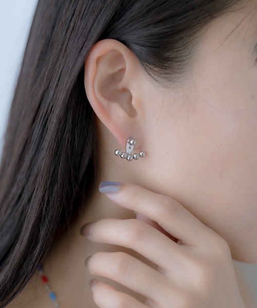 「ear PAPILLONNER」 ピアス(両耳用) FREE シルバー レディース_画像3