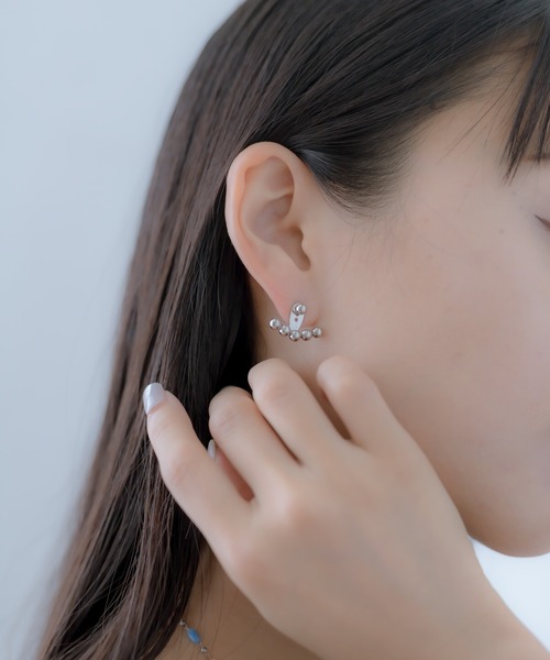 「ear PAPILLONNER」 ピアス(両耳用) FREE シルバー レディース_画像4