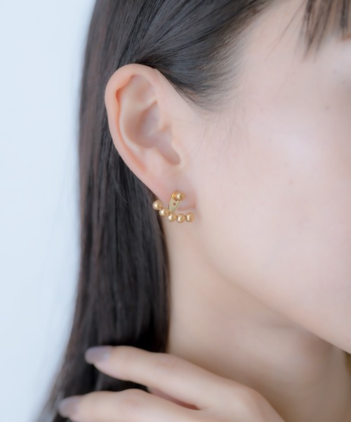「ear PAPILLONNER」 ピアス(両耳用) FREE シルバー レディース_画像6
