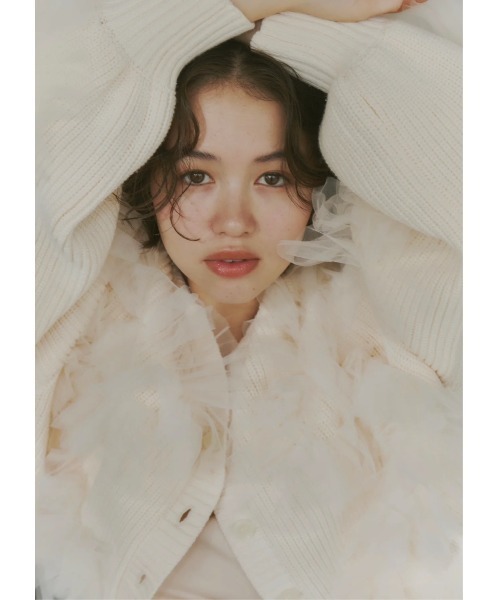 【norte emor】美品　plume nuance cardigan NOTRE emor（ノートルエモア） カーディガン plume nuance short