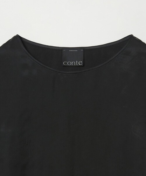 conte ブラウス シャツ 「conte」フィブリル ノースリーブブラウス 