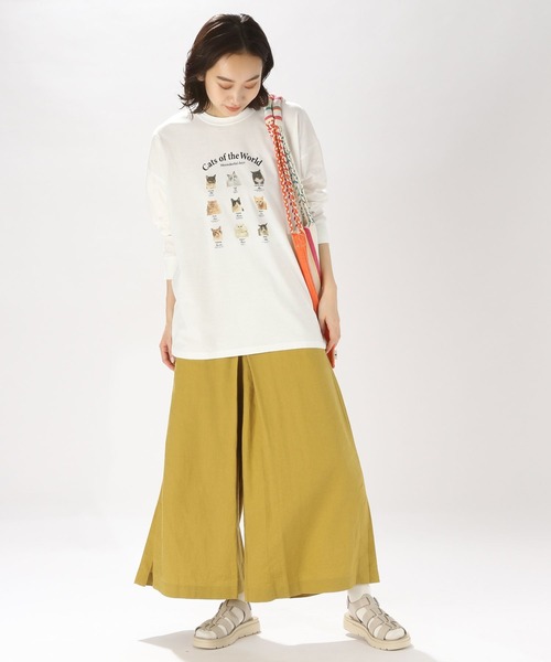 「niko and...」 イージーパンツ LARGE グリーン レディース_画像8