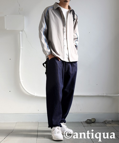 「antiqua」 長袖シャツ ONESIZE グレー レディース_画像3
