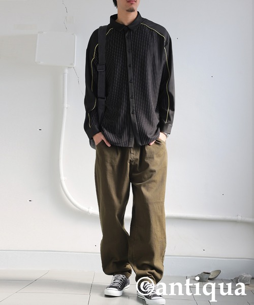 「antiqua」 長袖シャツ ONESIZE グレー レディース_画像9