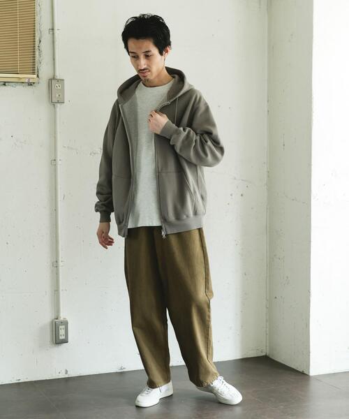未使用 アーバンリサーチドアーズ DOORS 杢グレー スウェットジップパーカー URBAN RESEARCH DOORS（アーバンリサーチドアーズ） ジップアップ