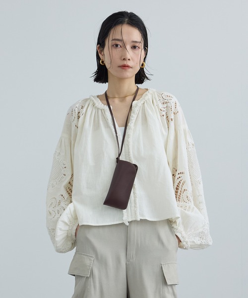 SALON adam et rope'（サロン アダム エ ロペ） ブラウス シャツ 「WEB