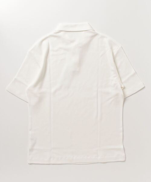 「three dots」 半袖ポロシャツ LARGE イエロー メンズ_画像4