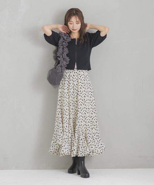 「mysty woman」 ロングスカート FREE ホワイト系その他 レディース_画像6
