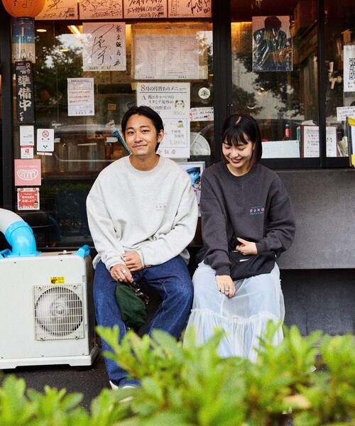 「FREAK'S STORE」 スウェットカットソー「紫金飯店コラボ」 SMALL スミクロ メンズ_画像2
