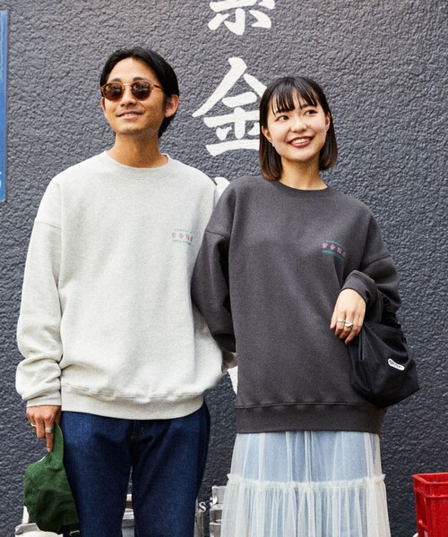 「FREAK'S STORE」 スウェットカットソー「紫金飯店コラボ」 SMALL スミクロ メンズ_画像3