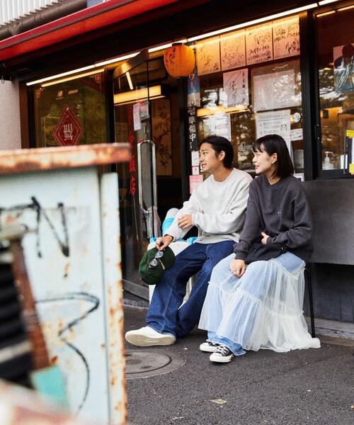 「FREAK'S STORE」 スウェットカットソー「紫金飯店コラボ」 SMALL スミクロ メンズ_画像5
