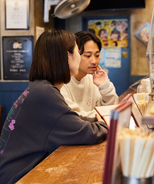 「FREAK'S STORE」 スウェットカットソー「紫金飯店コラボ」 SMALL スミクロ メンズ_画像8