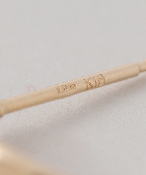 ピアス リーフピアス K18（両耳） レディースの画像