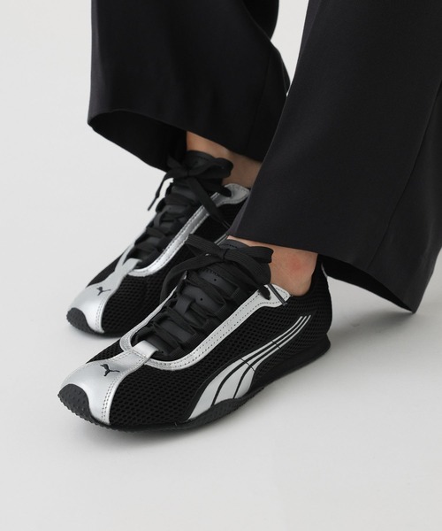 PUMA Hストリート OG スニーカー ブラック シルバー PUMA（プーマ） スニーカー 「PUMA」H-STREET OGスニーカー レディース