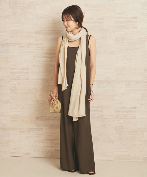 plage プラージュ アサメンオーバーオール サロペット リネン コットン S plage（プラージュ） サロペット オーバーオール Tank サロペット