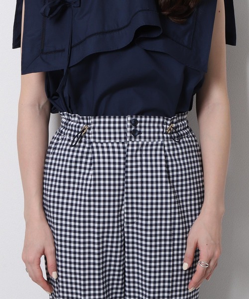 「Re.Verofonna」 パンツ SMALL ネイビー レディース_画像4