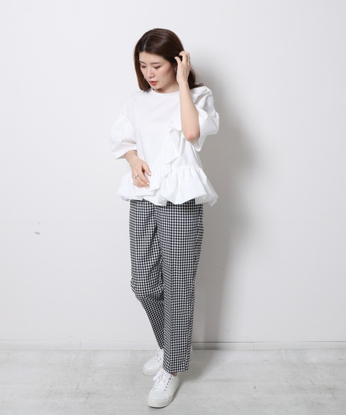 「Re.Verofonna」 パンツ SMALL ネイビー レディース_画像9