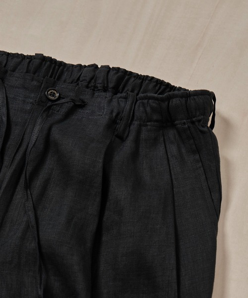 スラックス DOUBLE PLEATED EASY TROUSERS メンズの画像