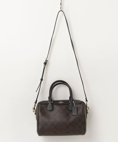 COACH（コーチ） ミニボストン 2WAYバッグ - ブラウン レディース 