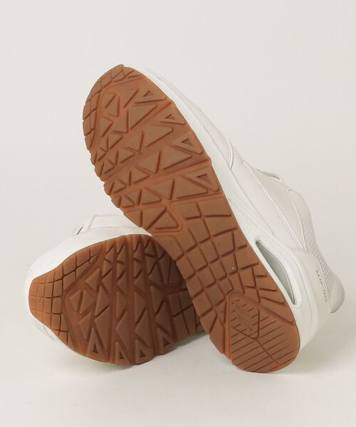 「SKECHERS」 ローカットスニーカー 26.0cm ホワイト メンズ_画像3